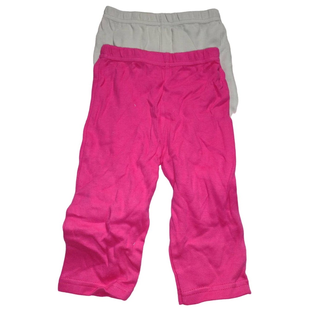 lovable friends girls pink and gray 0-6 months pants small
